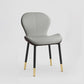 Indoor Modern Upholstered Dining Chair Matte Finish Solid Back Side Chair