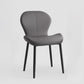 Indoor Modern Upholstered Dining Chair Matte Finish Solid Back Side Chair