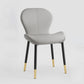 Indoor Modern Upholstered Dining Chair Matte Finish Solid Back Side Chair
