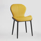 Indoor Modern Upholstered Dining Chair Matte Finish Solid Back Side Chair