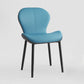 Indoor Modern Upholstered Dining Chair Matte Finish Solid Back Side Chair