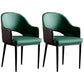 Industrial Dining Room Side Chairs Kitchen Open Back Chair with Arm Green 2 Piece Set Clearhalo 'Dining Chairs' 'Dining Tables & Seating' 'dining_chair' 'furn' 'furn_dining_chair' 'Furniture' 'Kitchen & Dining Furniture' 5186276