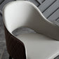 Industrial Dining Room Side Chairs Kitchen Open Back Chair with Arm Clearhalo 'Dining Chairs' 'Dining Tables & Seating' 'dining_chair' 'furn' 'furn_dining_chair' 'Furniture' 'Kitchen & Dining Furniture' 5186277