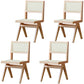 Traditional Dining Chair Wooden Open Back Side Chair for Home Wood Non-Upholstered Chair(s) 4 Piece Set Clearhalo 'Dining Chairs' 'Dining Tables & Seating' 'dining_chair' 'furn' 'furn_dining_chair' 'Furniture' 'Kitchen & Dining Furniture' 5186287