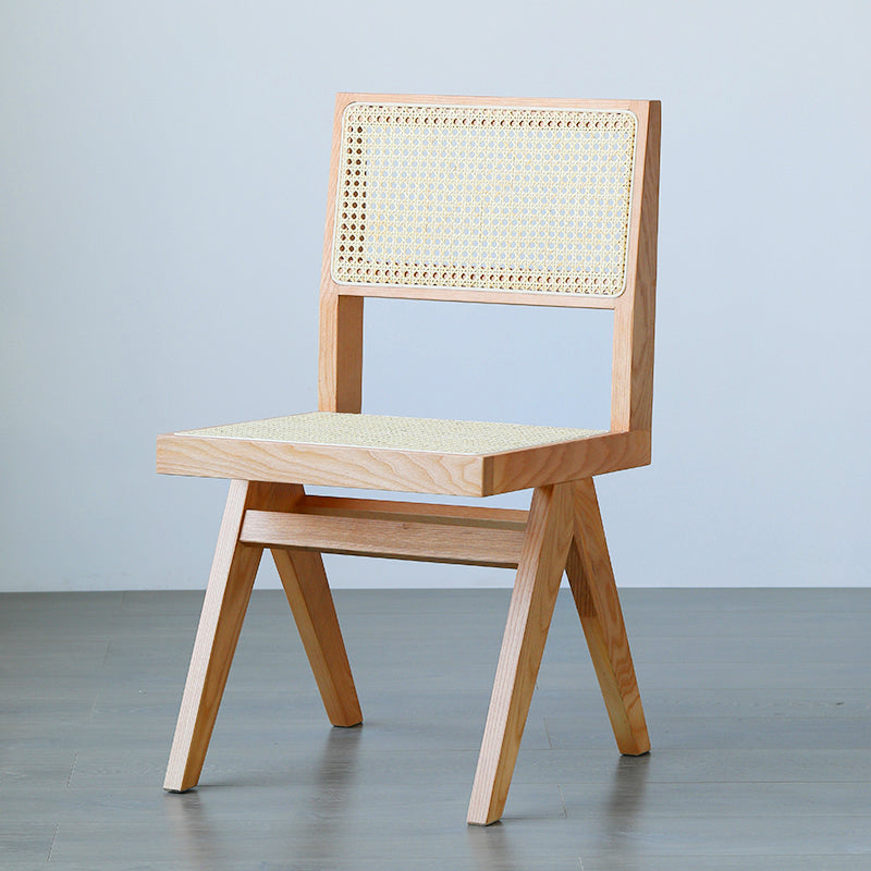 Traditional Dining Chair Wooden Open Back Side Chair for Home Wood Non-Upholstered Chair(s) 1 Piece Clearhalo 'Dining Chairs' 'Dining Tables & Seating' 'dining_chair' 'furn' 'furn_dining_chair' 'Furniture' 'Kitchen & Dining Furniture' 5186288