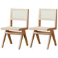 Traditional Dining Chair Wooden Open Back Side Chair for Home Wood Non-Upholstered Chair(s) 2 Piece Set Clearhalo 'Dining Chairs' 'Dining Tables & Seating' 'dining_chair' 'furn' 'furn_dining_chair' 'Furniture' 'Kitchen & Dining Furniture' 5186290