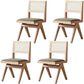 Traditional Dining Chair Wooden Open Back Side Chair for Home Wood Upholstered Chair(s) 4 Piece Set Clearhalo 'Dining Chairs' 'Dining Tables & Seating' 'dining_chair' 'furn' 'furn_dining_chair' 'Furniture' 'Kitchen & Dining Furniture' 5186292