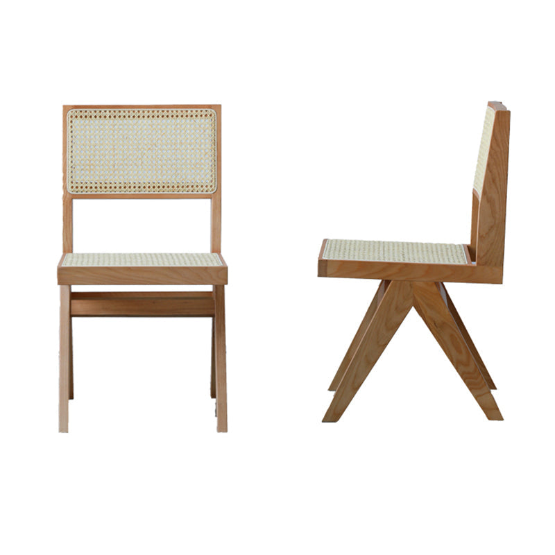 Traditional Dining Chair Wooden Open Back Side Chair for Home Clearhalo 'Dining Chairs' 'Dining Tables & Seating' 'dining_chair' 'furn' 'furn_dining_chair' 'Furniture' 'Kitchen & Dining Furniture' 5186313