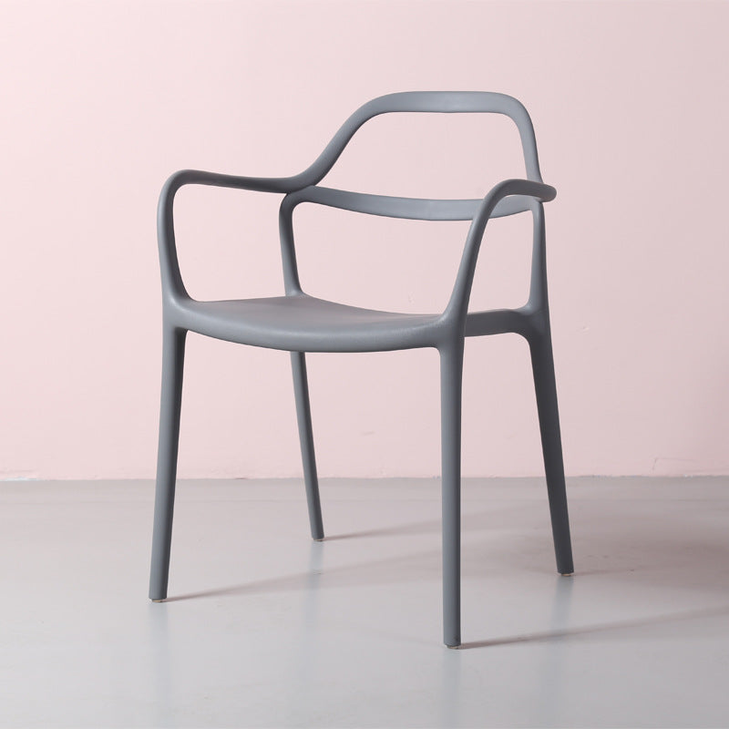 Sedia a braccio contemporaneo in plastica camera da pranzo cucina aprita sedia