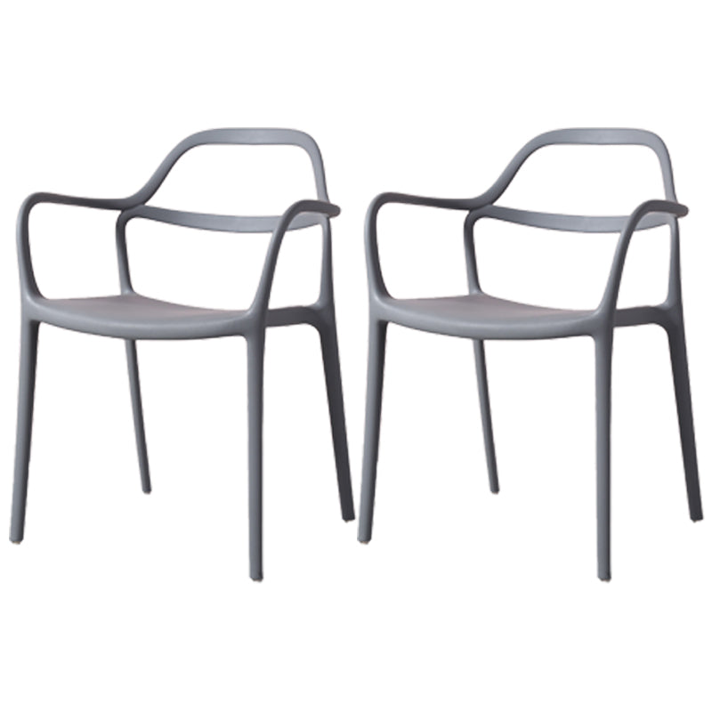 Sedia a braccio contemporaneo in plastica camera da pranzo cucina aprita sedia