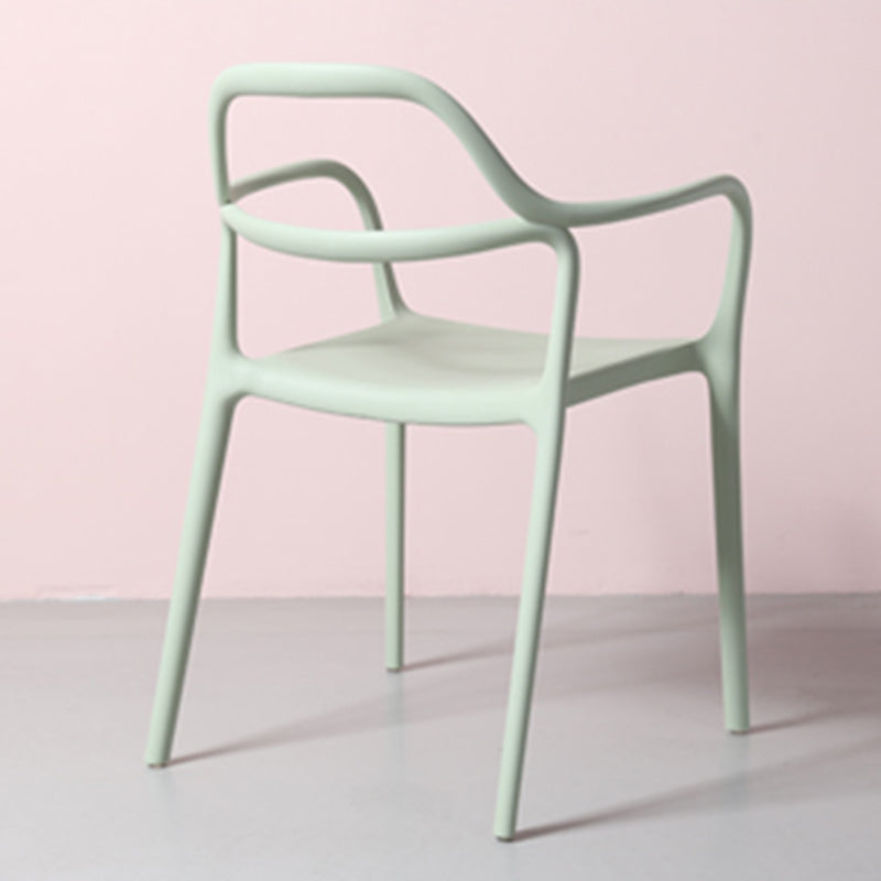 Sedia a braccio contemporaneo in plastica camera da pranzo cucina aprita sedia