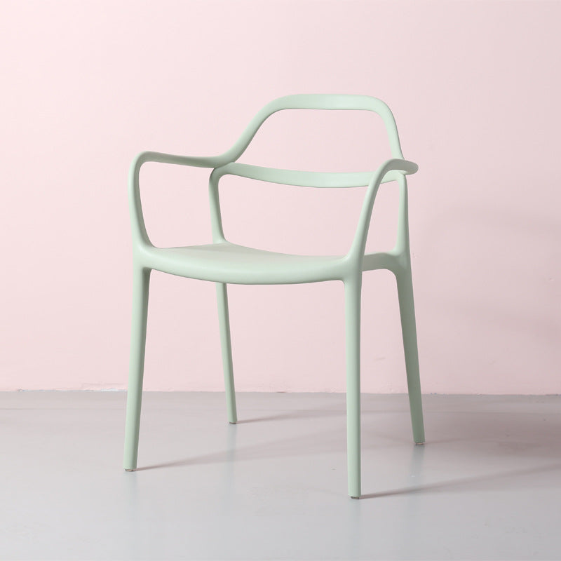 Sedia a braccio contemporaneo in plastica camera da pranzo cucina aprita sedia