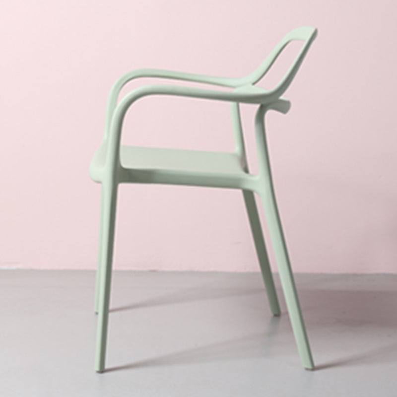 Sedia a braccio contemporaneo in plastica camera da pranzo cucina aprita sedia