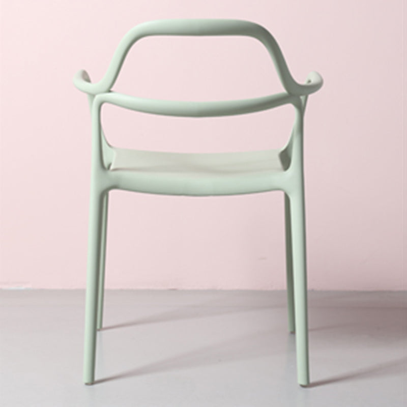 Sedia a braccio contemporaneo in plastica camera da pranzo cucina aprita sedia