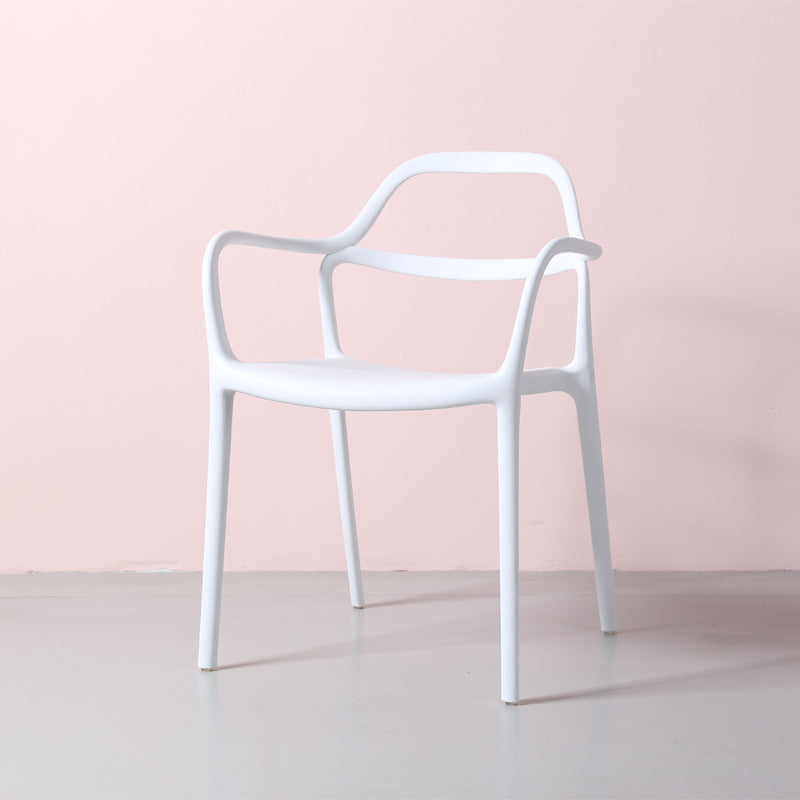 Sedia a braccio contemporaneo in plastica camera da pranzo cucina aprita sedia