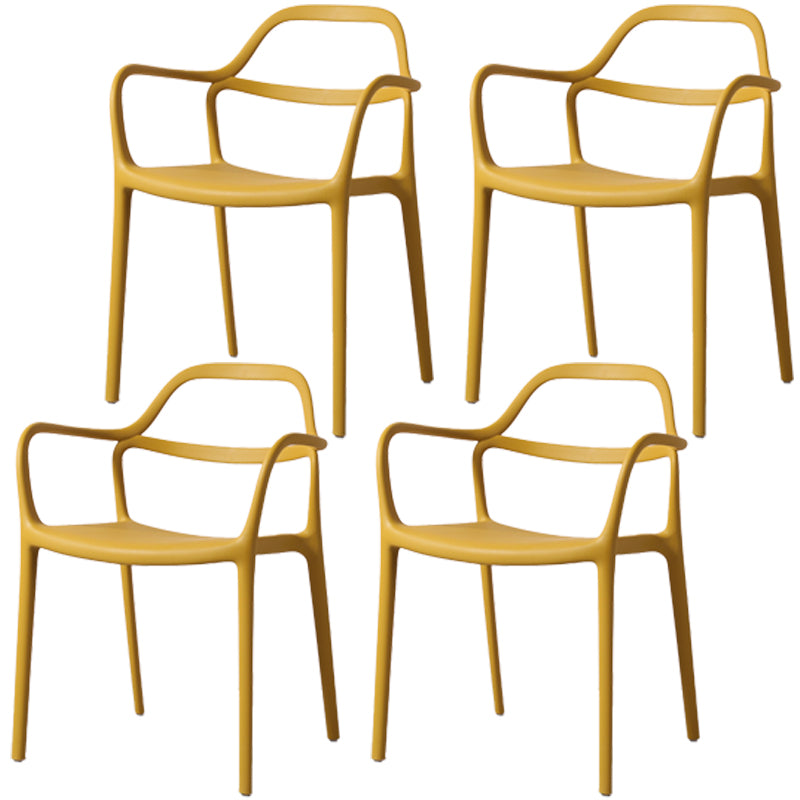 Sedia a braccio contemporaneo in plastica camera da pranzo cucina aprita sedia