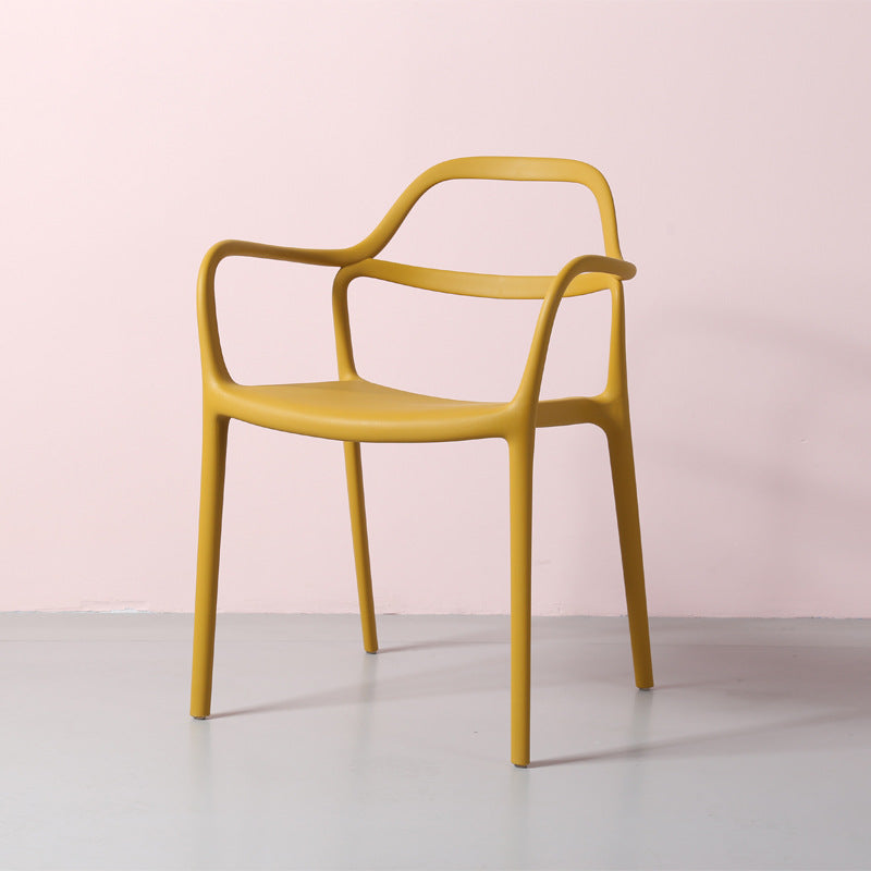 Sedia a braccio contemporaneo in plastica camera da pranzo cucina aprita sedia