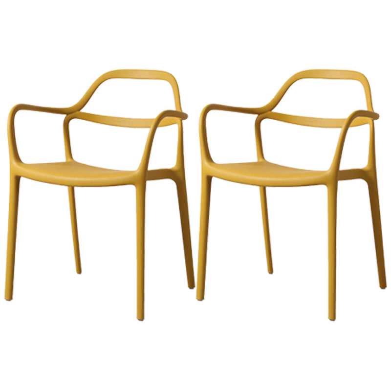 Sedia a braccio contemporaneo in plastica camera da pranzo cucina aprita sedia