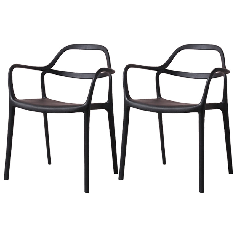 Sedia a braccio contemporaneo in plastica camera da pranzo cucina aprita sedia