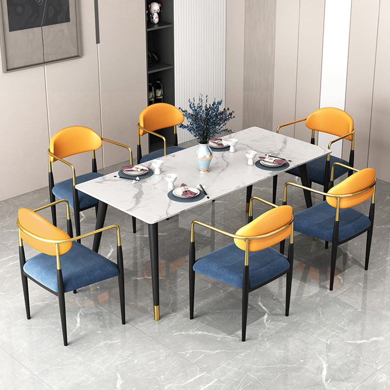Dining Room Side Chairs Industrial Open Kitchen Chair for Home Clearhalo 'Dining Chairs' 'Dining Tables & Seating' 'dining_chair' 'furn' 'furn_dining_chair' 'Furniture' 'Kitchen & Dining Furniture' 5186465