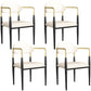Dining Room Side Chairs Industrial Open Kitchen Chair for Home White 4 Piece Set Clearhalo 'Dining Chairs' 'Dining Tables & Seating' 'dining_chair' 'furn' 'furn_dining_chair' 'Furniture' 'Kitchen & Dining Furniture' 5186466