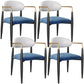 Dining Room Side Chairs Industrial Open Kitchen Chair for Home Blue 4 Piece Set Clearhalo 'Dining Chairs' 'Dining Tables & Seating' 'dining_chair' 'furn' 'furn_dining_chair' 'Furniture' 'Kitchen & Dining Furniture' 5186471