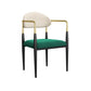 Dining Room Side Chairs Industrial Open Kitchen Chair for Home White-Green 1 Piece Clearhalo 'Dining Chairs' 'Dining Tables & Seating' 'dining_chair' 'furn' 'furn_dining_chair' 'Furniture' 'Kitchen & Dining Furniture' 5186478