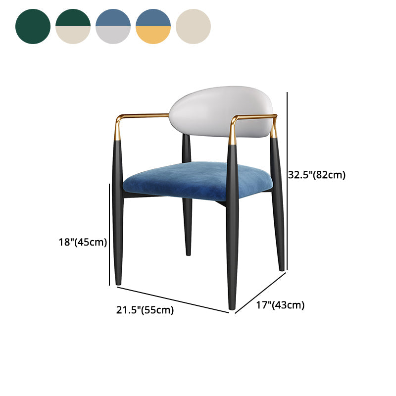 Dining Room Side Chairs Industrial Open Kitchen Chair for Home Clearhalo 'Dining Chairs' 'Dining Tables & Seating' 'dining_chair' 'furn' 'furn_dining_chair' 'Furniture' 'Kitchen & Dining Furniture' 5186483