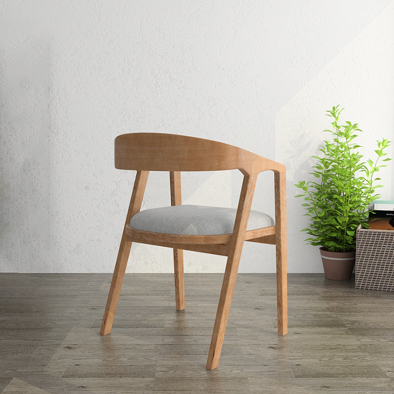 Esszimmer Armstühle moderne massive Holzküchenseitenstuhl für Zuhause