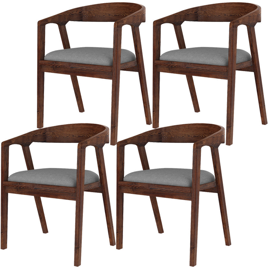 Esszimmer Armstühle moderne massive Holzküchenseitenstuhl für Zuhause