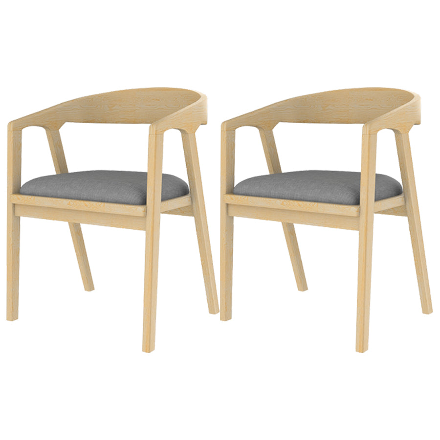 Esszimmer Armstühle moderne massive Holzküchenseitenstuhl für Zuhause