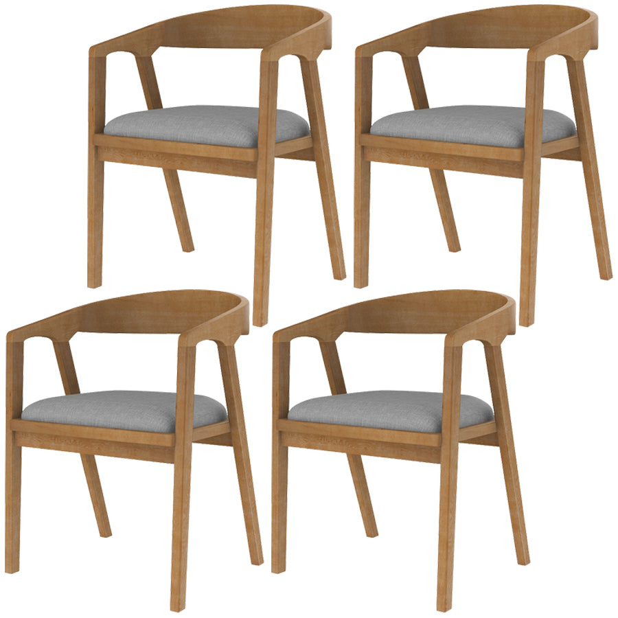 Esszimmer Armstühle moderne massive Holzküchenseitenstuhl für Zuhause