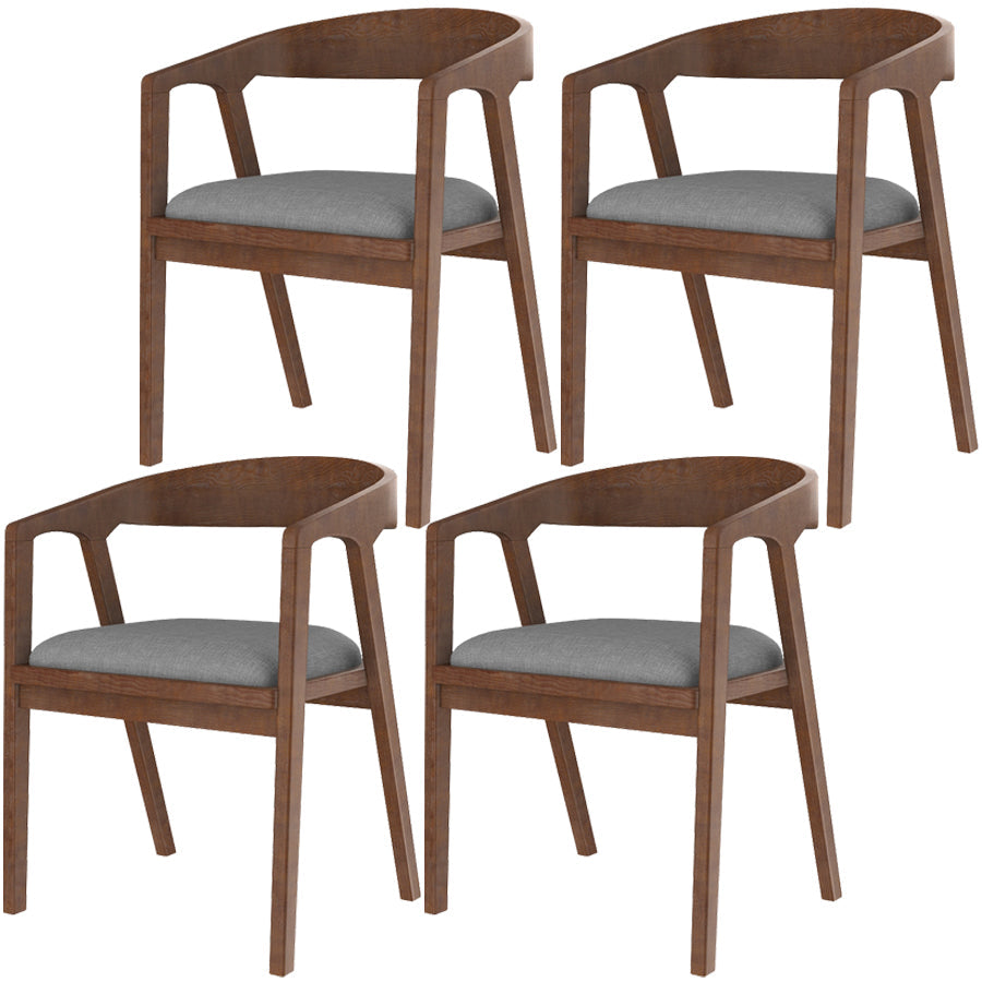 Esszimmer Armstühle moderne massive Holzküchenseitenstuhl für Zuhause