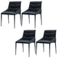 Contemporary Faux Leather Dining Room Chairs Metal Dining Chairs