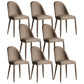 Contemporary Metal Dining Chair Dining Armless Chair for Restaurant Use Coffee 8 Piece Set Clearhalo 'Dining Chairs' 'Dining Tables & Seating' 'dining_chair' 'furn' 'furn_dining_chair' 'Furniture' 'Kitchen & Dining Furniture' 5186623