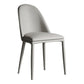 Contemporary Metal Dining Chair Dining Armless Chair for Restaurant Use Cream Gray 1 Piece Clearhalo 'Dining Chairs' 'Dining Tables & Seating' 'dining_chair' 'furn' 'furn_dining_chair' 'Furniture' 'Kitchen & Dining Furniture' 5186624