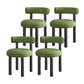 Contemporary Velvet Dining Armless Chair Metal Dining Chairs for Home Use Green 4 Piece Set Clearhalo 'Dining Chairs' 'Dining Tables & Seating' 'dining_chair' 'furn' 'furn_dining_chair' 'Furniture' 'Kitchen & Dining Furniture' 5186661
