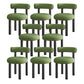 Contemporary Velvet Dining Armless Chair Metal Dining Chairs for Home Use Green 8 Piece Set Clearhalo 'Dining Chairs' 'Dining Tables & Seating' 'dining_chair' 'furn' 'furn_dining_chair' 'Furniture' 'Kitchen & Dining Furniture' 5186663