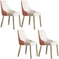 Chaise scandinave à dossier solide sans accoudoirs, pour la maison, chaise d'appoint en cuir pour salle à manger