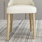 Chaise scandinave à dossier solide sans accoudoirs, pour la maison, chaise d'appoint en cuir pour salle à manger