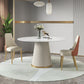 Chaise scandinave à dossier solide sans accoudoirs, pour la maison, chaise d'appoint en cuir pour salle à manger
