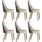 Chaise scandinave à dossier solide sans accoudoirs, pour la maison, chaise d'appoint en cuir pour salle à manger