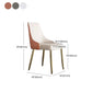 Chaise scandinave à dossier solide sans accoudoirs, pour la maison, chaise d'appoint en cuir pour salle à manger