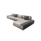 Contemporary L-Shape Sofa & Chaise with Bolster Pillows for Living Room Clearhalo 'furn' 'furn_sectionals' 'Furniture' 'Living Room Furniture' 'Sectionals' 5186773
