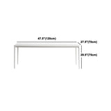 Modern Sintered Stone Top Dining Set Rectangle 1/2/4/5/6/7 Pieces Dining Table Set