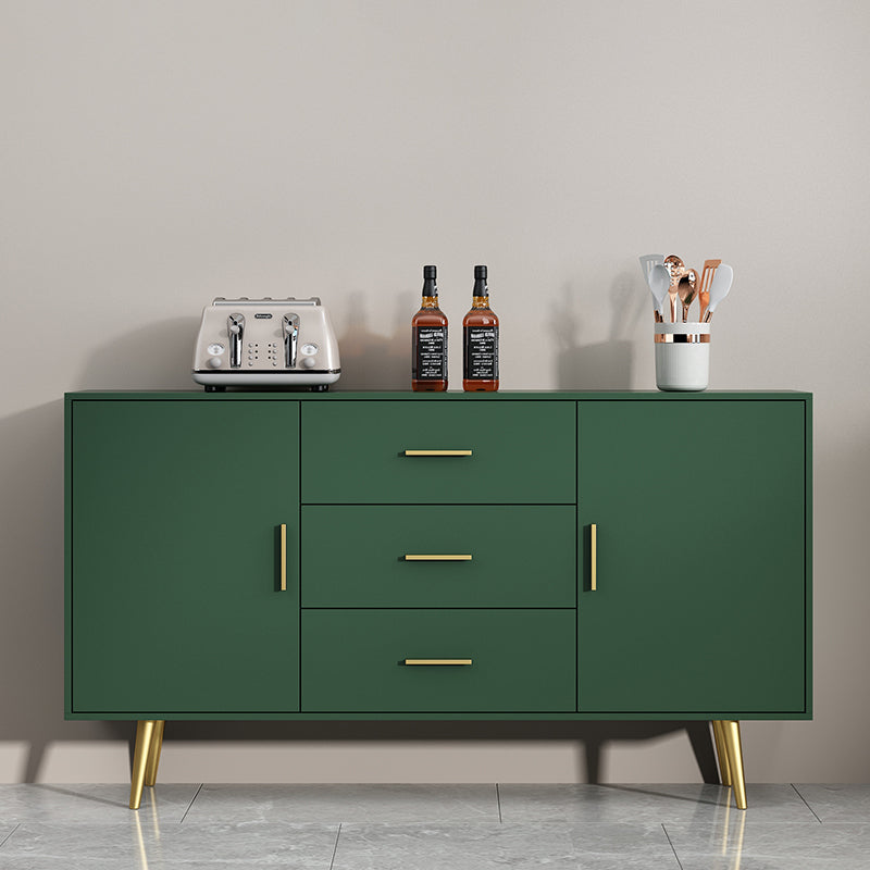 3-Drawer Engineered Wood Server Modern Simple Sideboard for Living Room