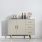3-Drawer Engineered Wood Server Modern Simple Sideboard for Living Room