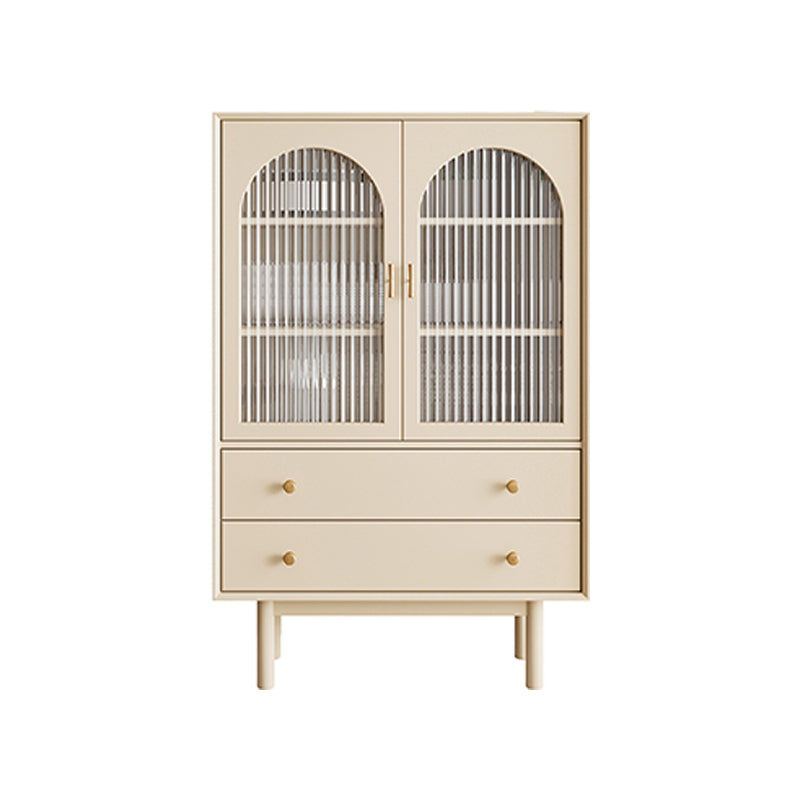 Pine Wood Living Room Sideboard Cabinet Modern Server with Drawers and Storage https: res.litfad.com site img item 2022 07 09 5190099 1200x1200.jpg Glass Clearhalo 'buffet_sideboard' 'Buffets & Sideboards' 'furn' 'furn_buffet_sideboard' 'Furniture' 'Kitchen & Dining Furniture' 5190099