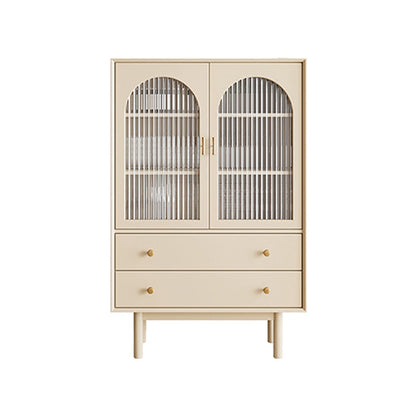 Pine Wood Living Room Sideboard Cabinet Modern Server with Drawers and Storage https: res.litfad.com site img item 2022 07 09 5190099 1200x1200.jpg Glass Clearhalo 'buffet_sideboard' 'Buffets & Sideboards' 'furn' 'furn_buffet_sideboard' 'Furniture' 'Kitchen & Dining Furniture' 5190099