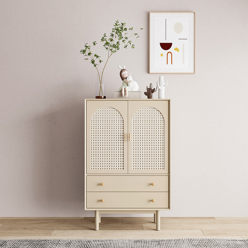 Pine Wood Living Room Sideboard Cabinet Modern Server with Drawers and Storage https: res.litfad.com site img item 2022 07 09 5190099 1200x1200.jpg Wicker & Rattan Clearhalo 'buffet_sideboard' 'Buffets & Sideboards' 'furn' 'furn_buffet_sideboard' 'Furniture' 'Kitchen & Dining Furniture' 5190105